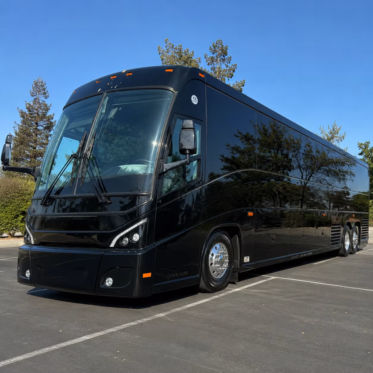 corporate employee airport shuttle bus service in tustin