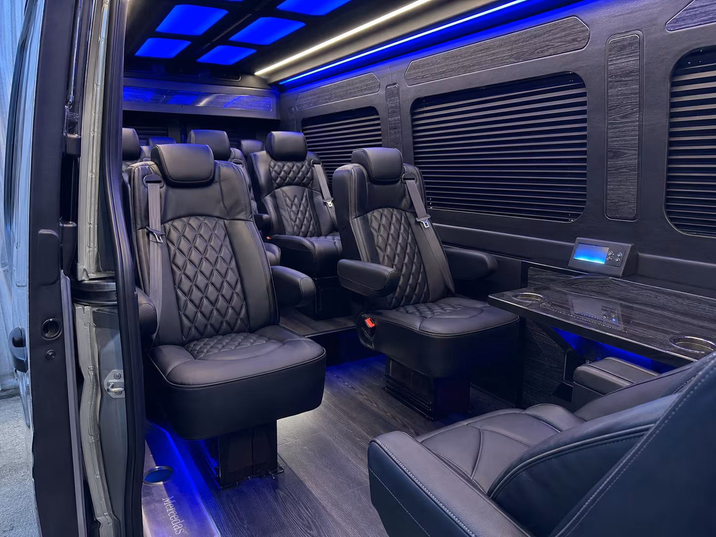 sprinter van transportation for groups and events across tustin