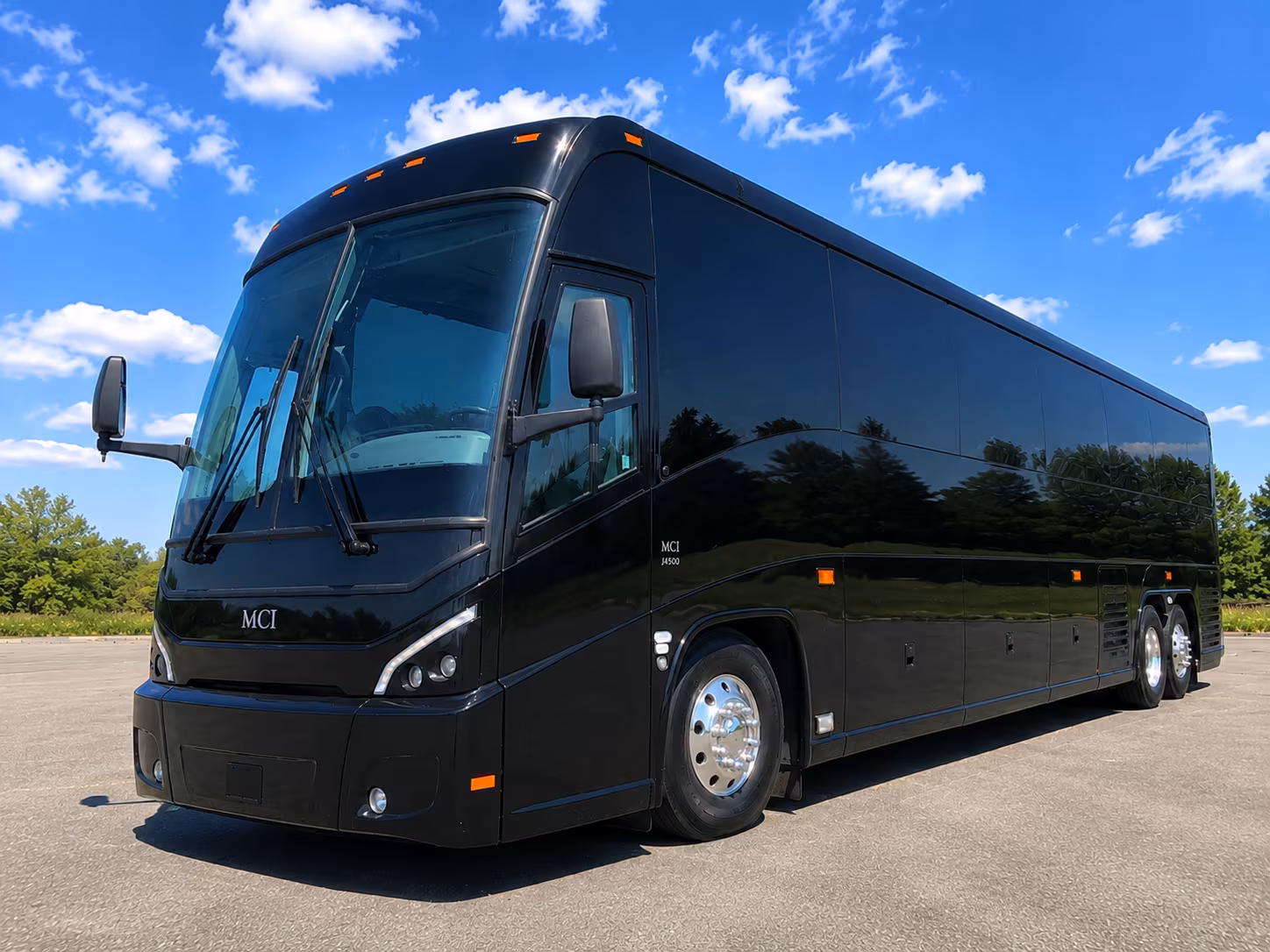 tustin 56 passenger charter bus