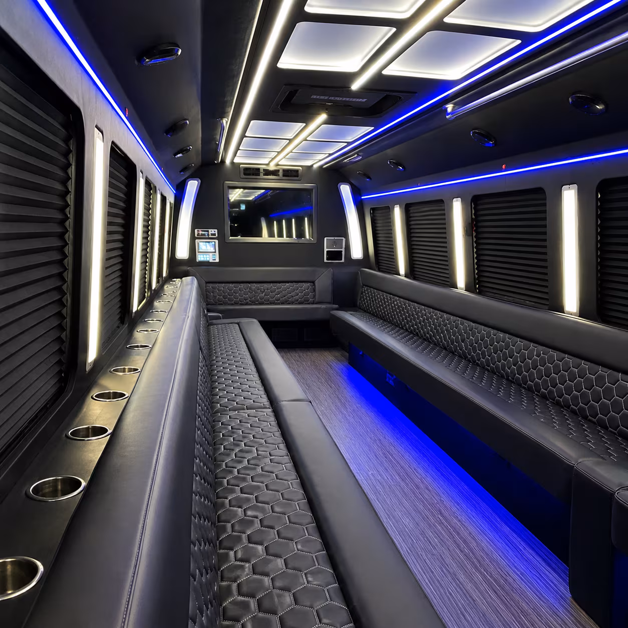 tustin party bus inside
