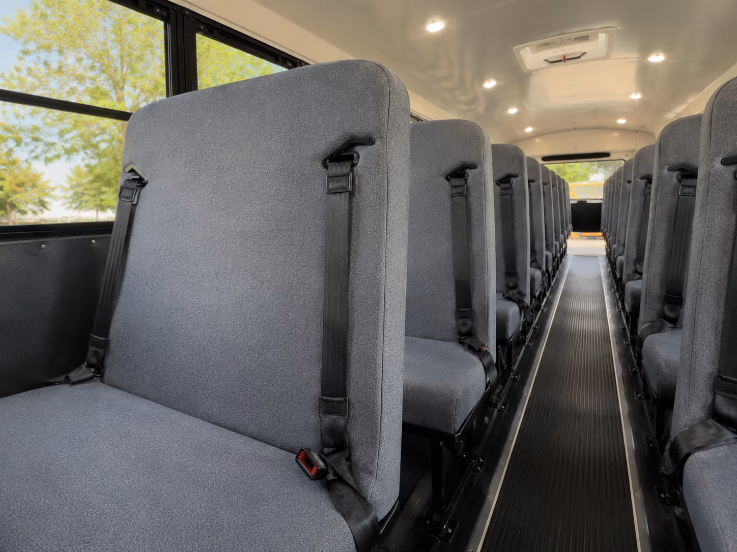 tustin school bus interior
