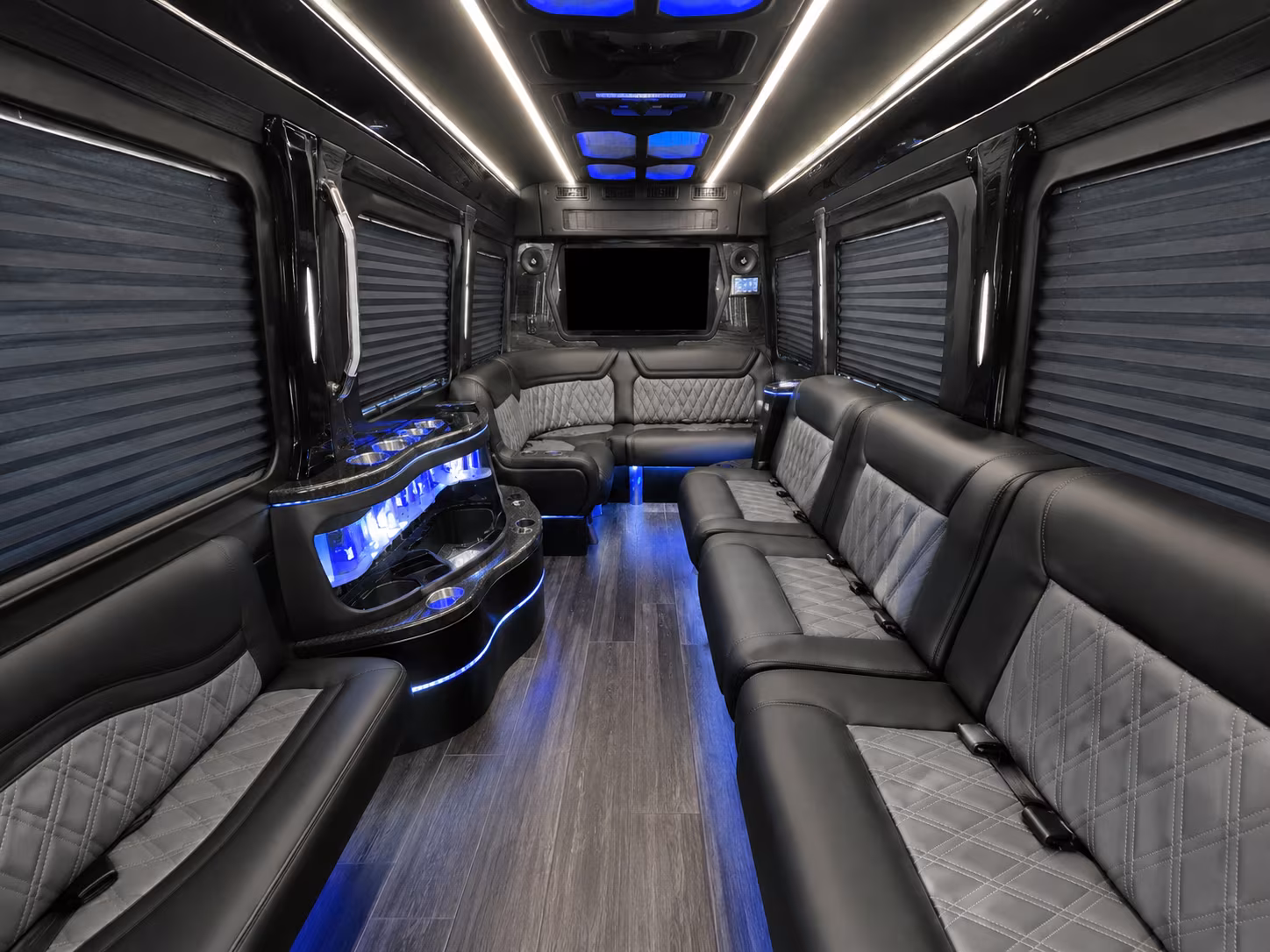 tustin sprinter limousine inside