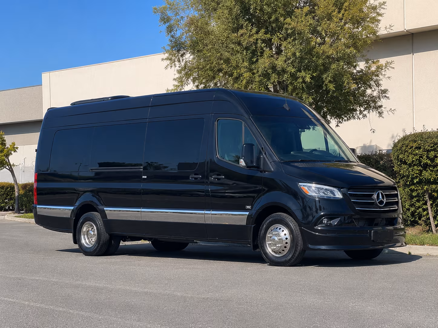 tustin sprinter van with driver