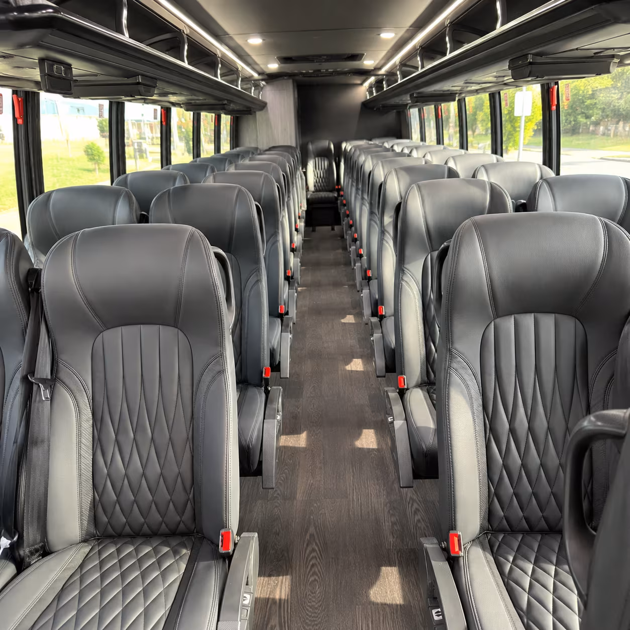 what kind of bus am i looking for and how does that change the price for a tustin charter bus rental
